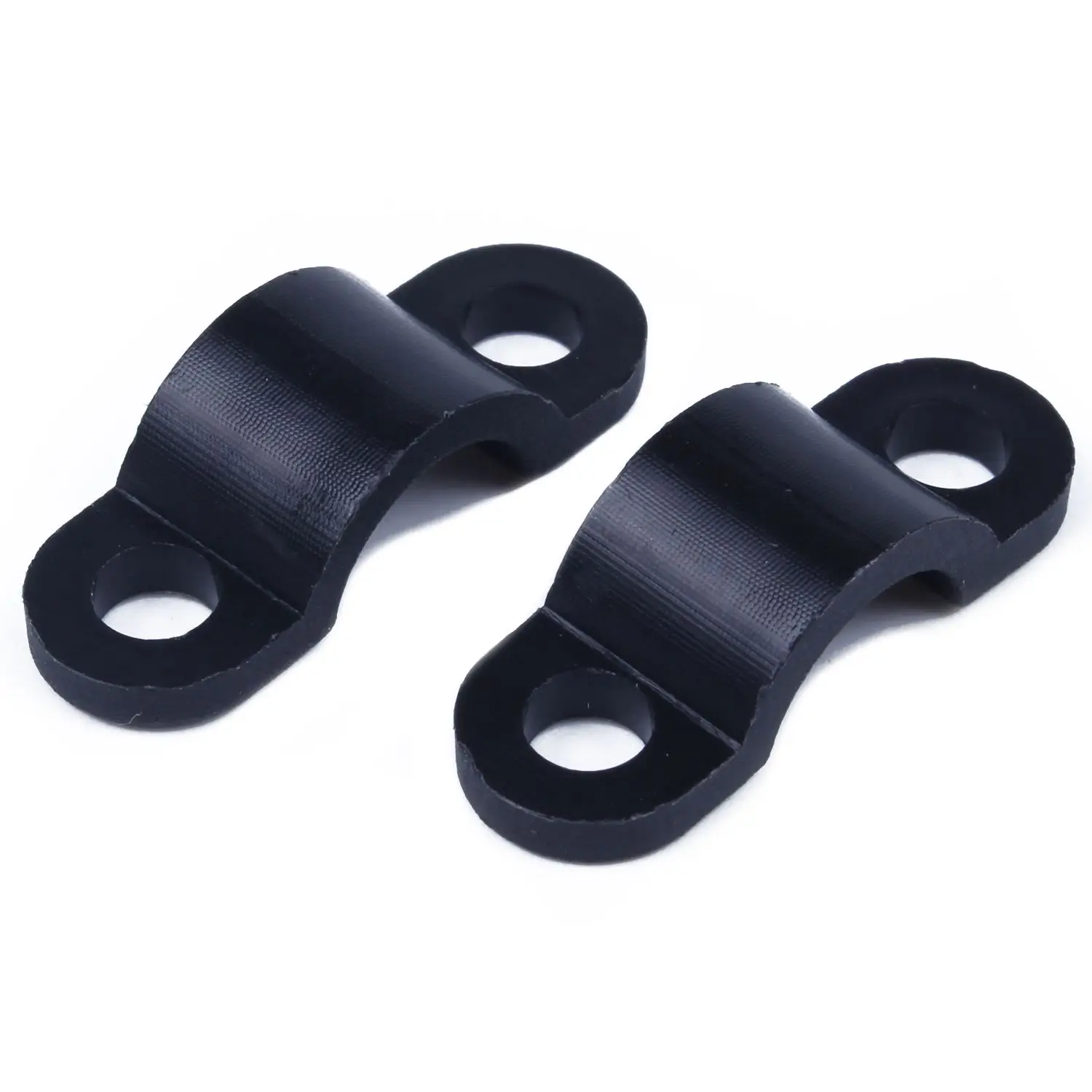 70 Uds tornillos montados abrazadera de Cable arqueado Clip brida 21x7mm para Cable de 3mm