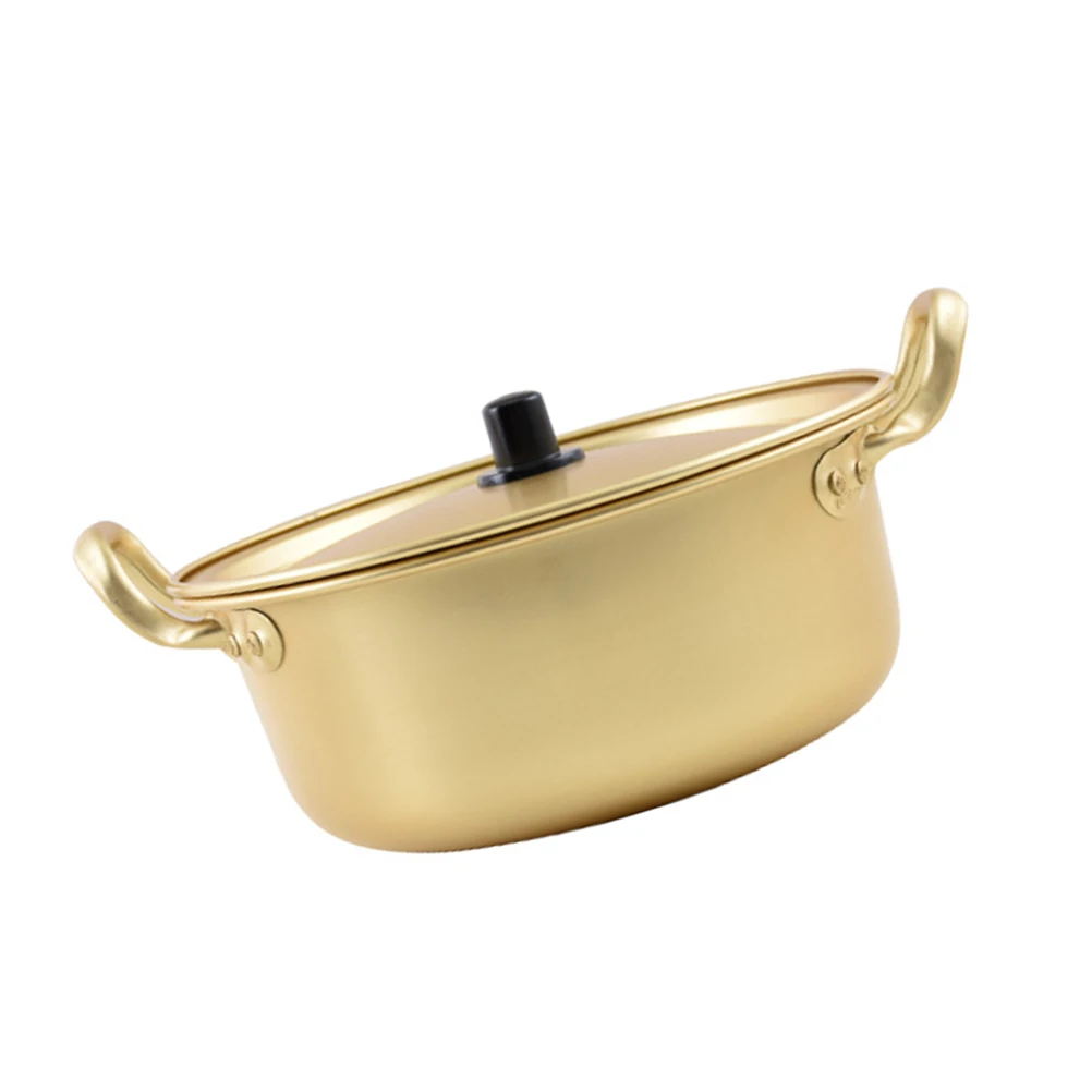 

Aluminum Cooking Pot Multi function Open Fire Health Stew Instant Noodle Bowl Easy Clean Ergonomic Baby Food Milk Sauces