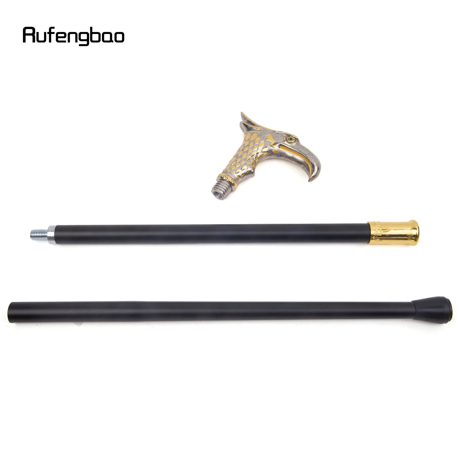 الذهبي الأبيض النسر عصا للمشي ديكور مصاص دماء تأثيري خمر حفلة أداء عصري مرحلة قصب 89 سنتيمتر