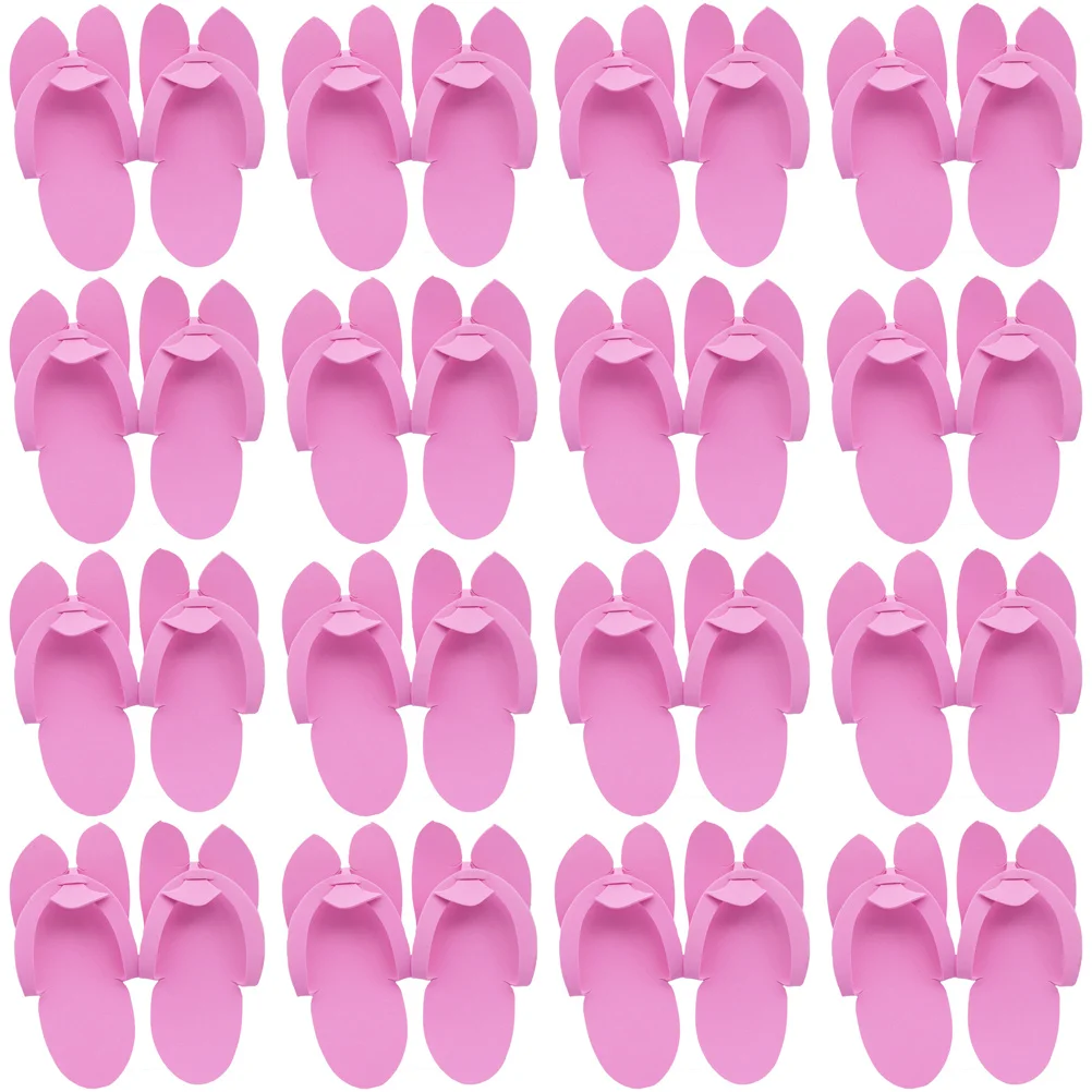 48 Pairs Disposable Pedicure Slipper Disposable Slipper Anti Slip EVA Spa Slippers Sandals for Guests