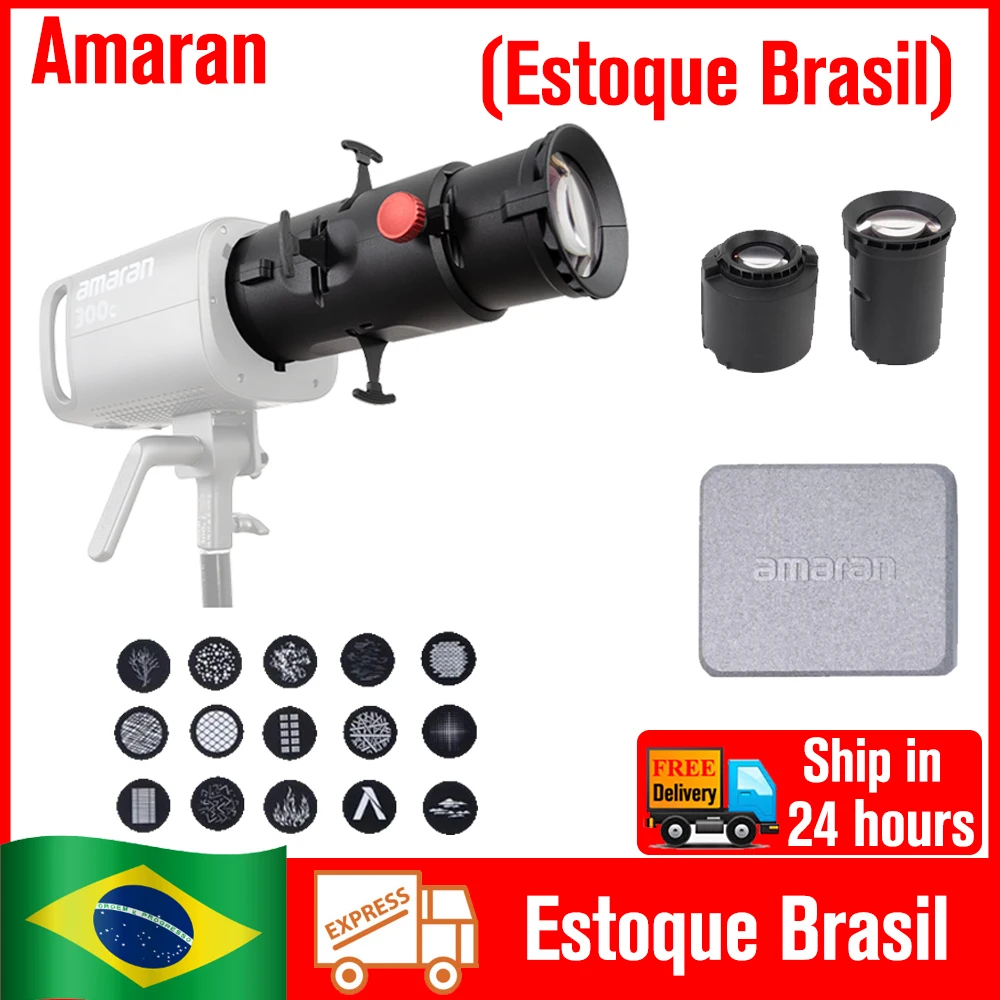 (Brasil Stock) Aputure Amaran Spotlight SE 36° Lens Projection Lens Modifier for Amaran 300C 150C 200X S 60X S Aputure 300X