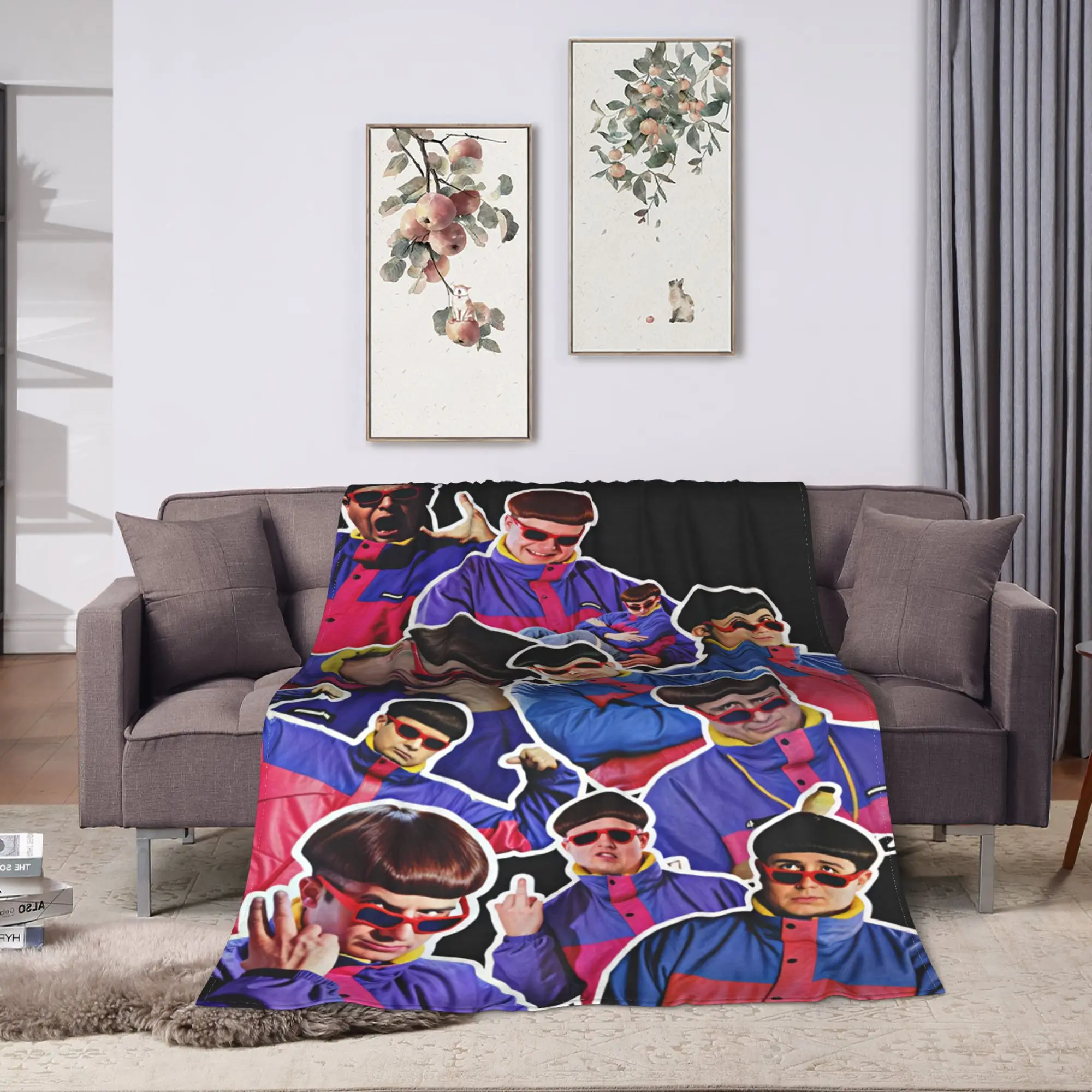 Singer O-Oliver-S Tree Ugly Is Beautiful  Blanket Quality Soft  Throw Blanket Winter Child Outdoor Street Trend Bedspread