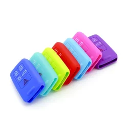 Silicone Car Key Case Cover Auto Flip Remote Key Skin Shell Holder for Volvo S60 S70 S80 S90 V60 XC60 XC70 V40 V50 V60 C30 V70
