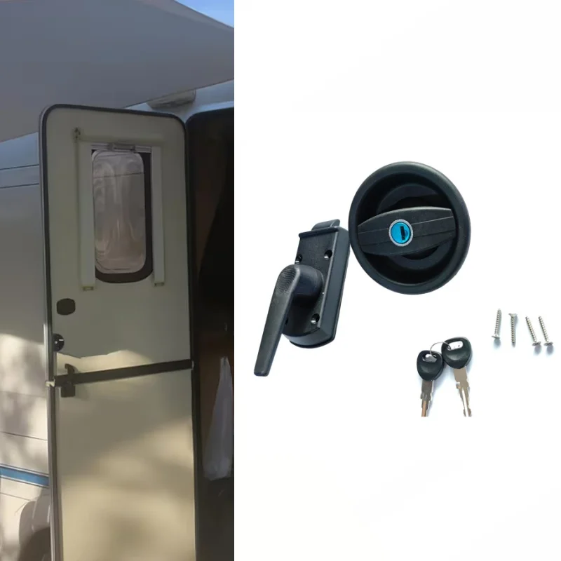 For Vecam Zadi RV Complete Door Lock C/W Barrel Replacement Right Hand Caravan Motorhome Door Look Parts