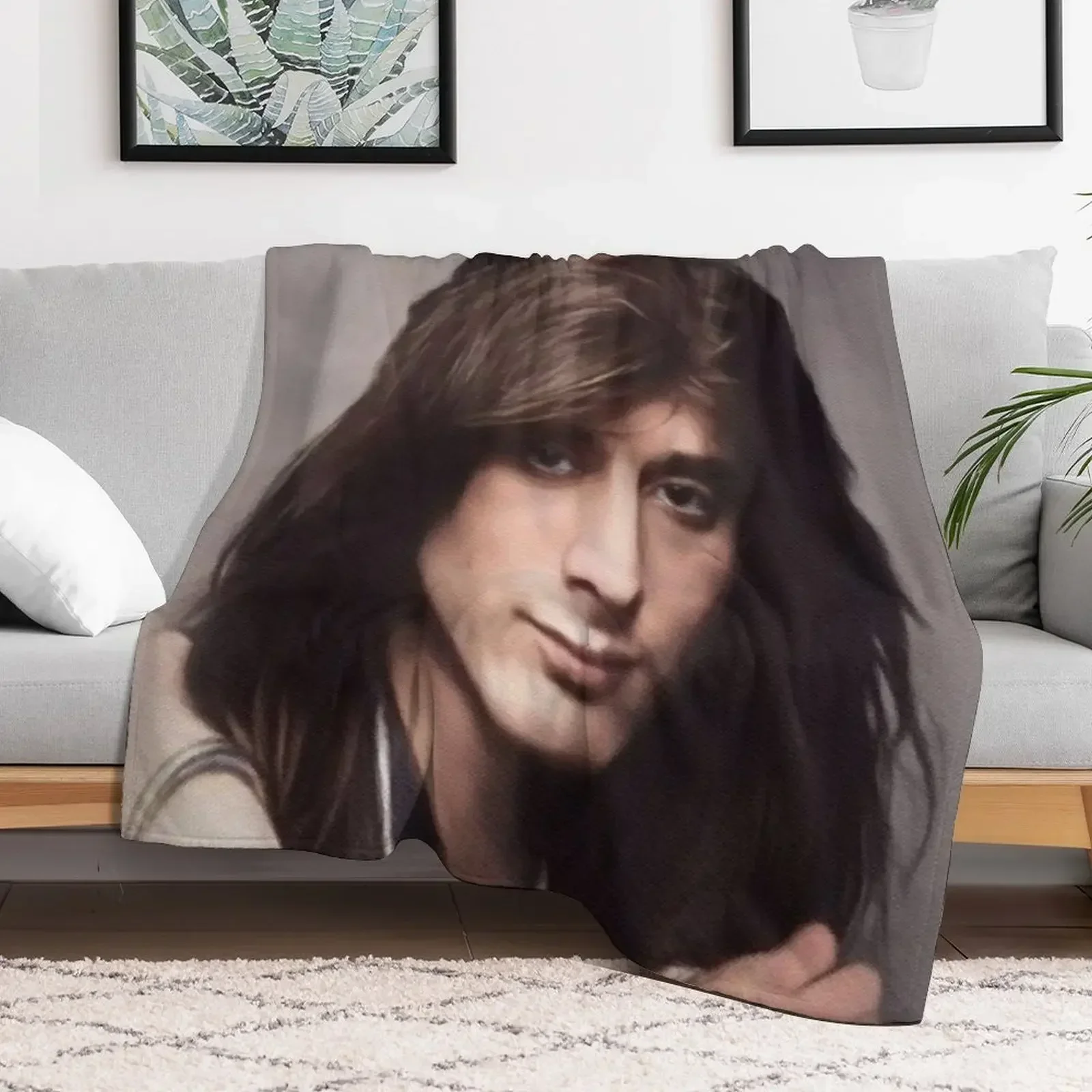 

Steve Perry, Music Star Throw Blanket Blankets For Bed Personalized Gift Blankets Single Cute Plaid Blankets For Baby