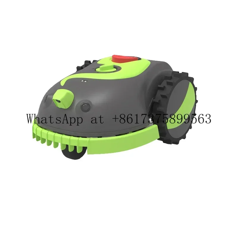 2024 Robotic Lawnmower Smart Grass Cutter Removable 4.0Ah 200sqm Visual Sensor No Boundary Wire for Small Garden