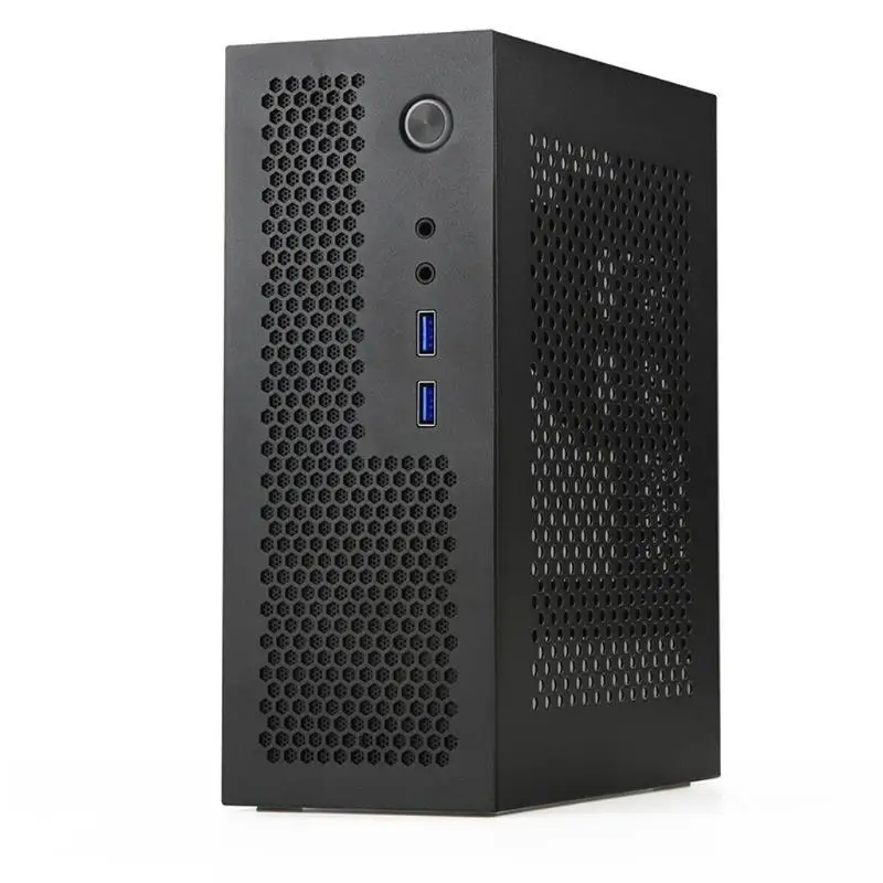 A09 3.8L ITX Chassis HTPC Portable Computer PC Support PCIe 2.5inch Solid States Drive Mini Computer Case