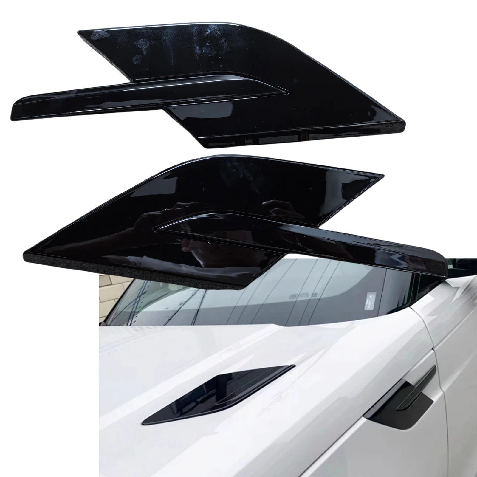 

2PCS Car Front Fender Side Vent Outlet Trim For Land Rover Range Rover Sport 2023