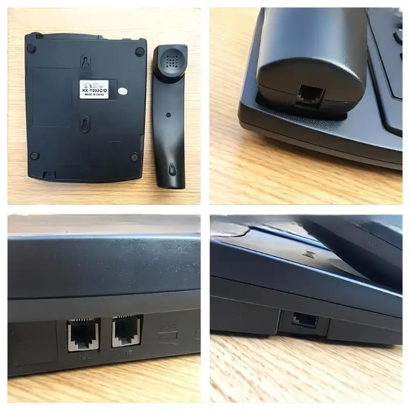 652F Big Button Telephone Loud Volumes Landline Phone with LCD Display Speed Dial Corded Telephone for Home Hotel Office