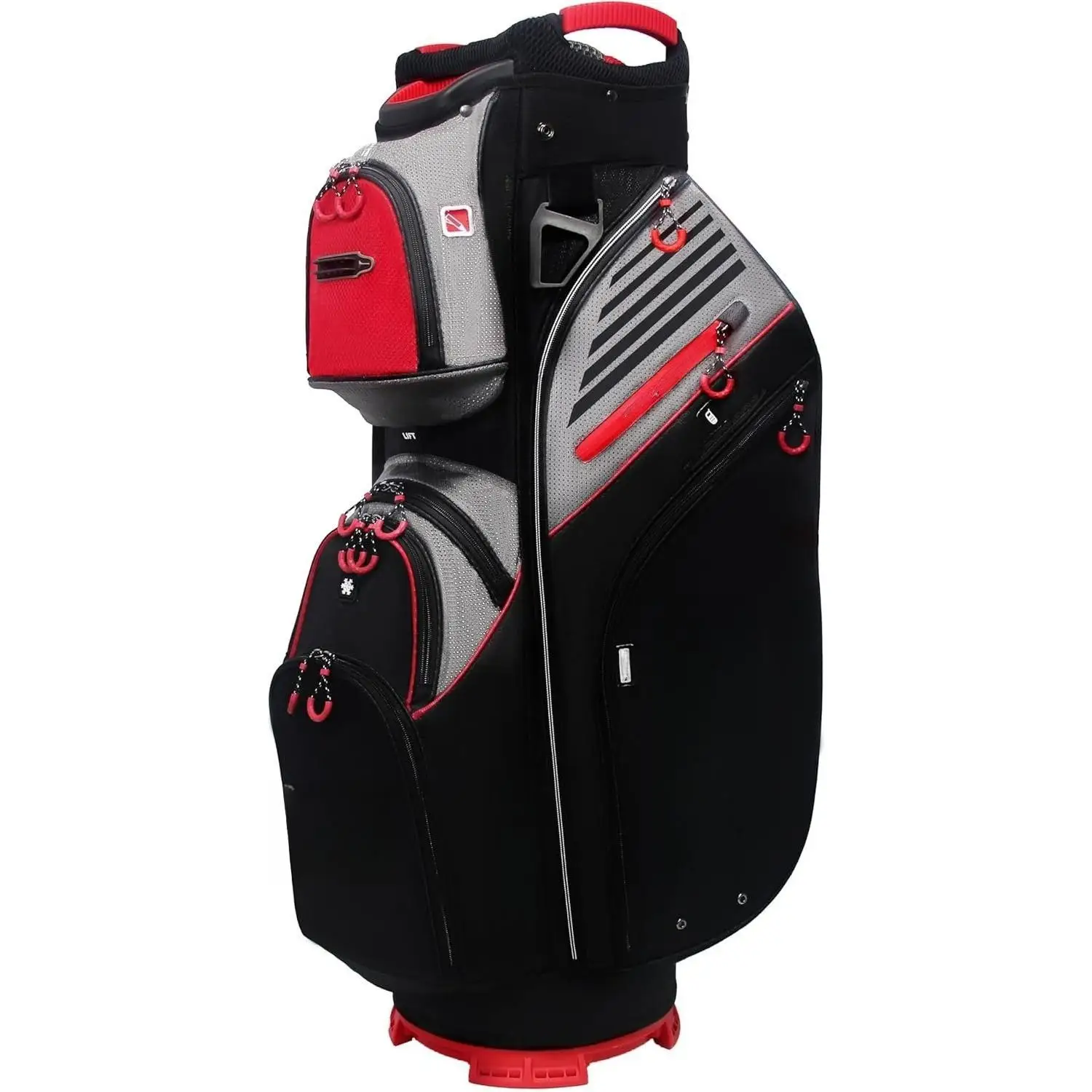 Golf Cart Bag 14 Way Organizer Divider Top with Handles Cooler Valued Pocket and Rain Cover Super Light Design New Version 1.0