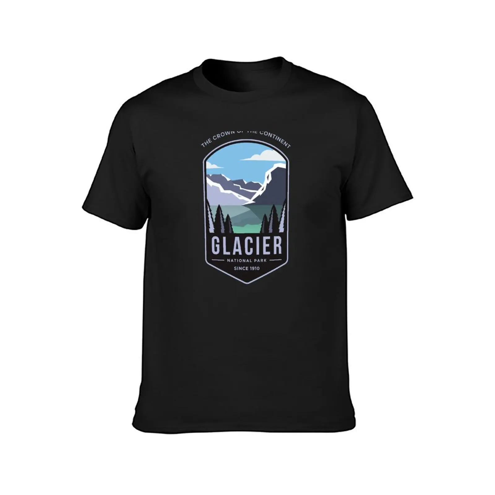 Glacier National Park T-Shirt summer tops plus size tops boys animal print summer clothes mens t shirts