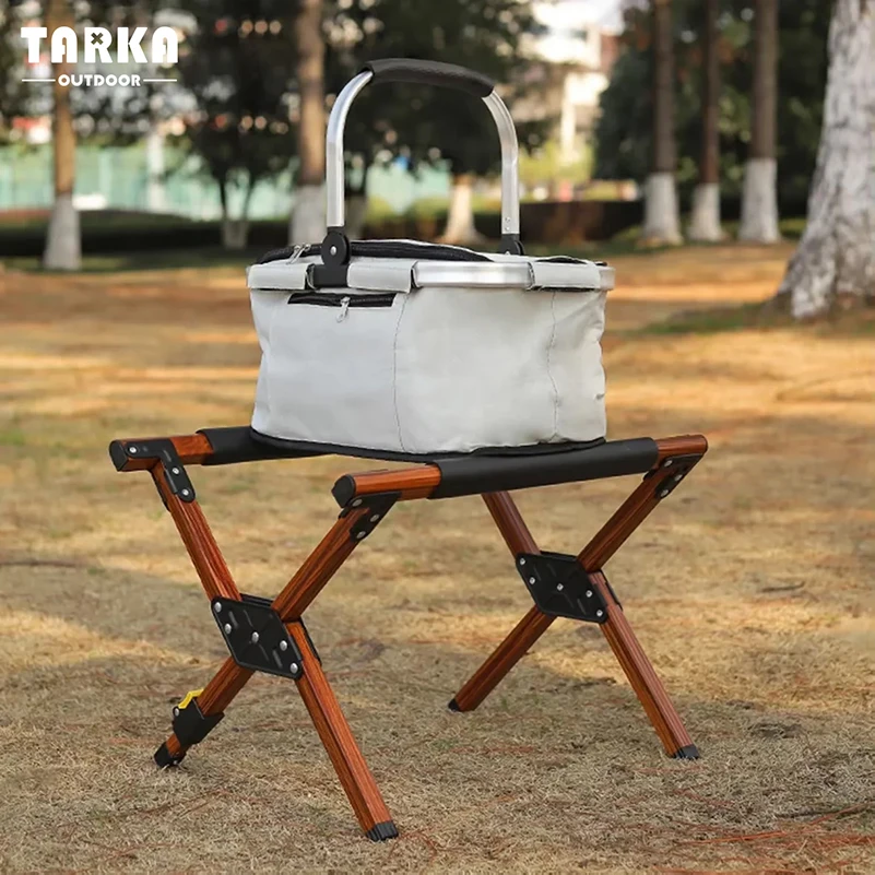 

Держатель ведра для льда TARKA, складная уличная стойка для хранения из алюминиевого сплава, регулируемая высота, ящик для пикника, барбекю, кемпинга, полка, подставка