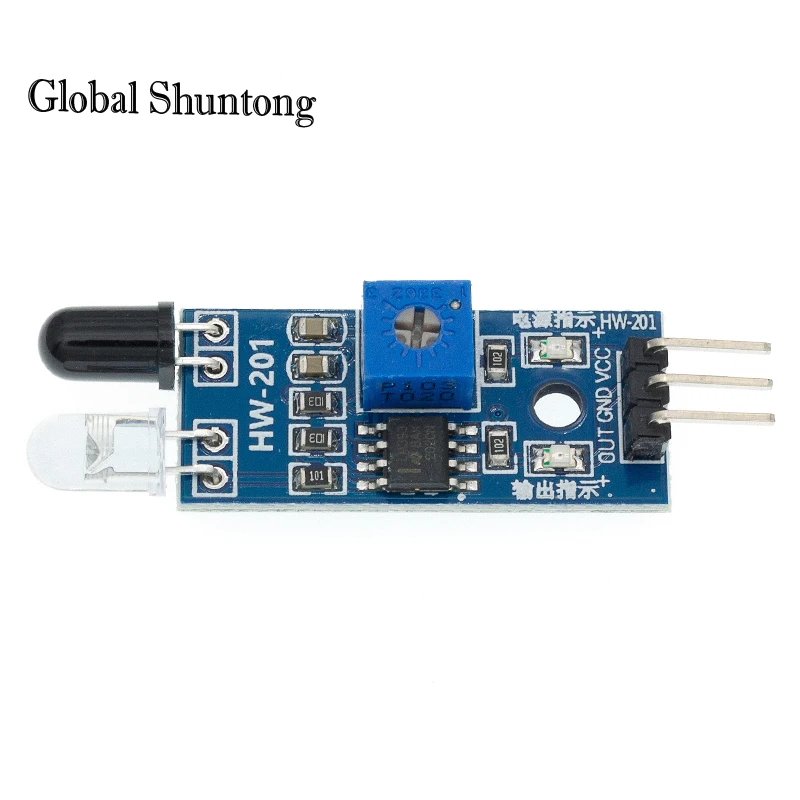 10 PCS IR Infrared Obstacle Avoidance Sensor Module for Arduino Smart Car Robot 3-Wire Reflective Photoelectric New
