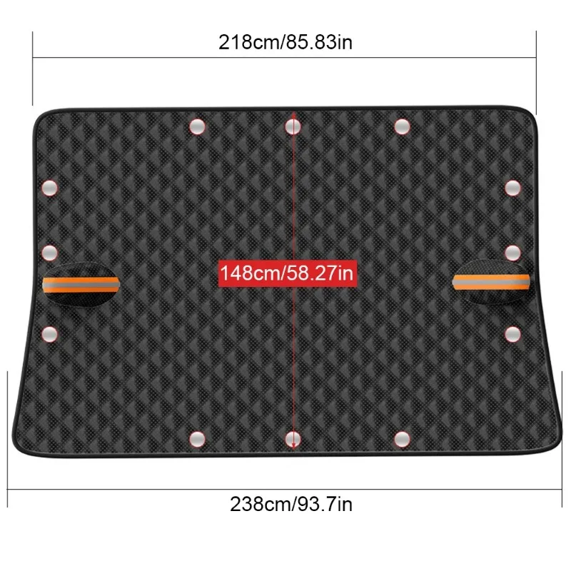 1 Pcs Car Snow Cover Windscreen Snow Cover Winter Outdoor Waterproof Car Sun Visor Anti Ice Frost Auto Windshield Sunshade image 6