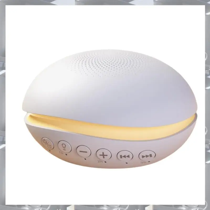 

Машина с белым шумом Портативная звуковая машина для сна с 26 успокаивающими звуками и ночниками Звуковая терапия для дома, путешествий