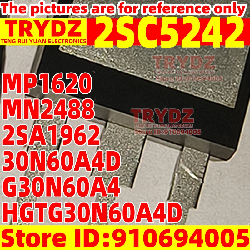 5-1pcs Original New / Used 2SC5242 2SA1962 MN2488 MP1620 HGTG30N60A4D 30N60A4D G30N60A4 C5242 A1962 domestic