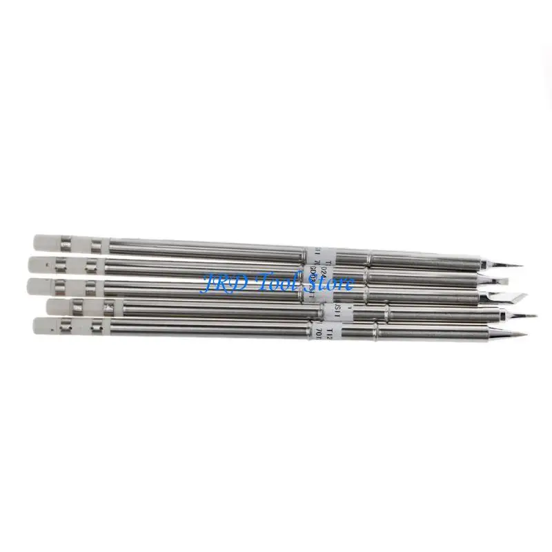 A2UD 5 PCS T12 Series Mẹo sắt cho FX951 Trạm hàn FM-2027 2028