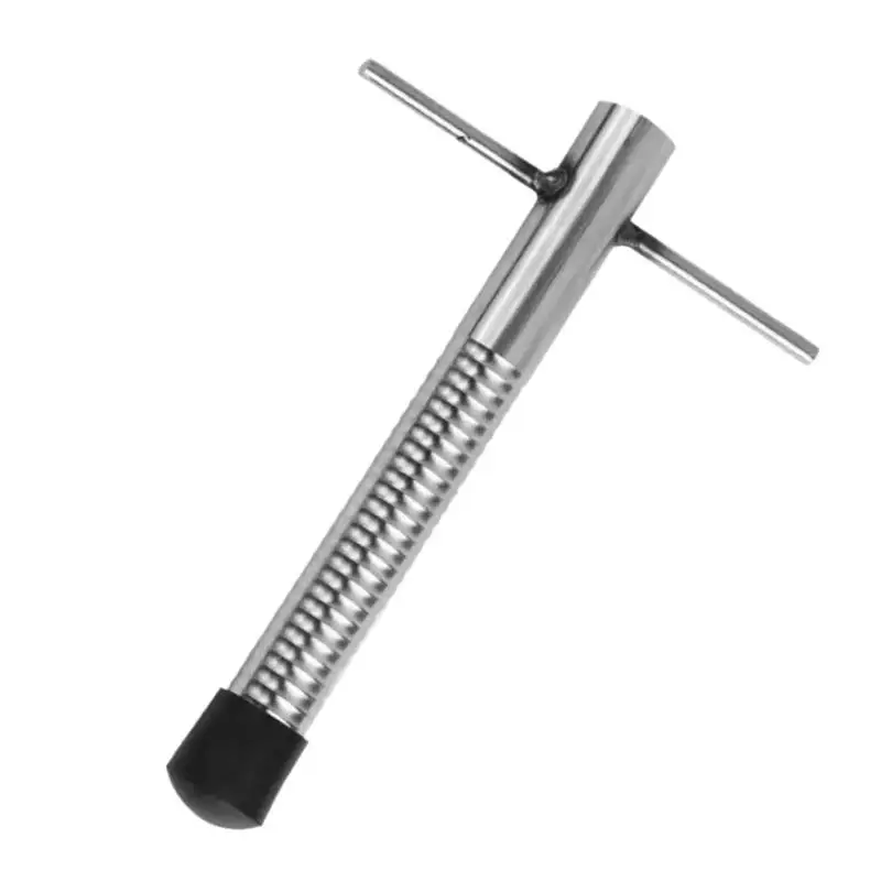 

Ледяной шнек, заостренная шнековая дрель, аксессуары для кемпинга, портативное снаряжение для зимней рыбалки из нержавеющей стали для зимней рыбалки, кемпинга