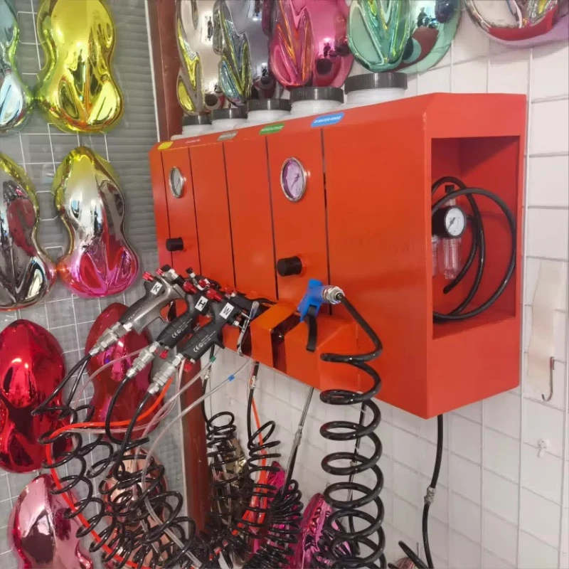 

Wall-mounted 4L chrome painting equipment New sprayer for metal-coated paint chambers