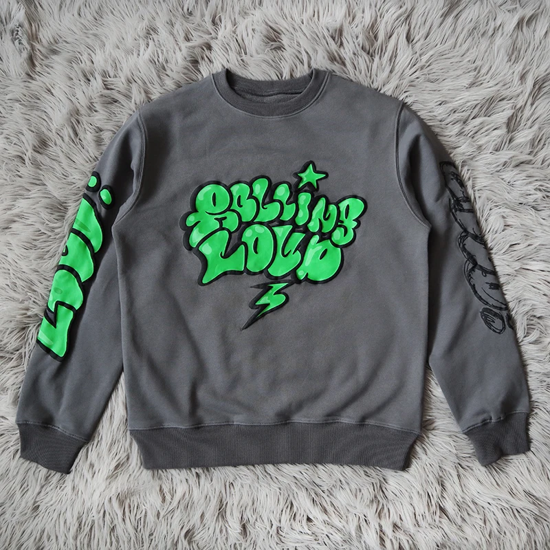 

Мужская толстовка Roling Loud Sketch NYC с принтом, круглым вырезом, в стиле рэп-тура, повседневная, уличная, осенняя, хлопковая, молодежная