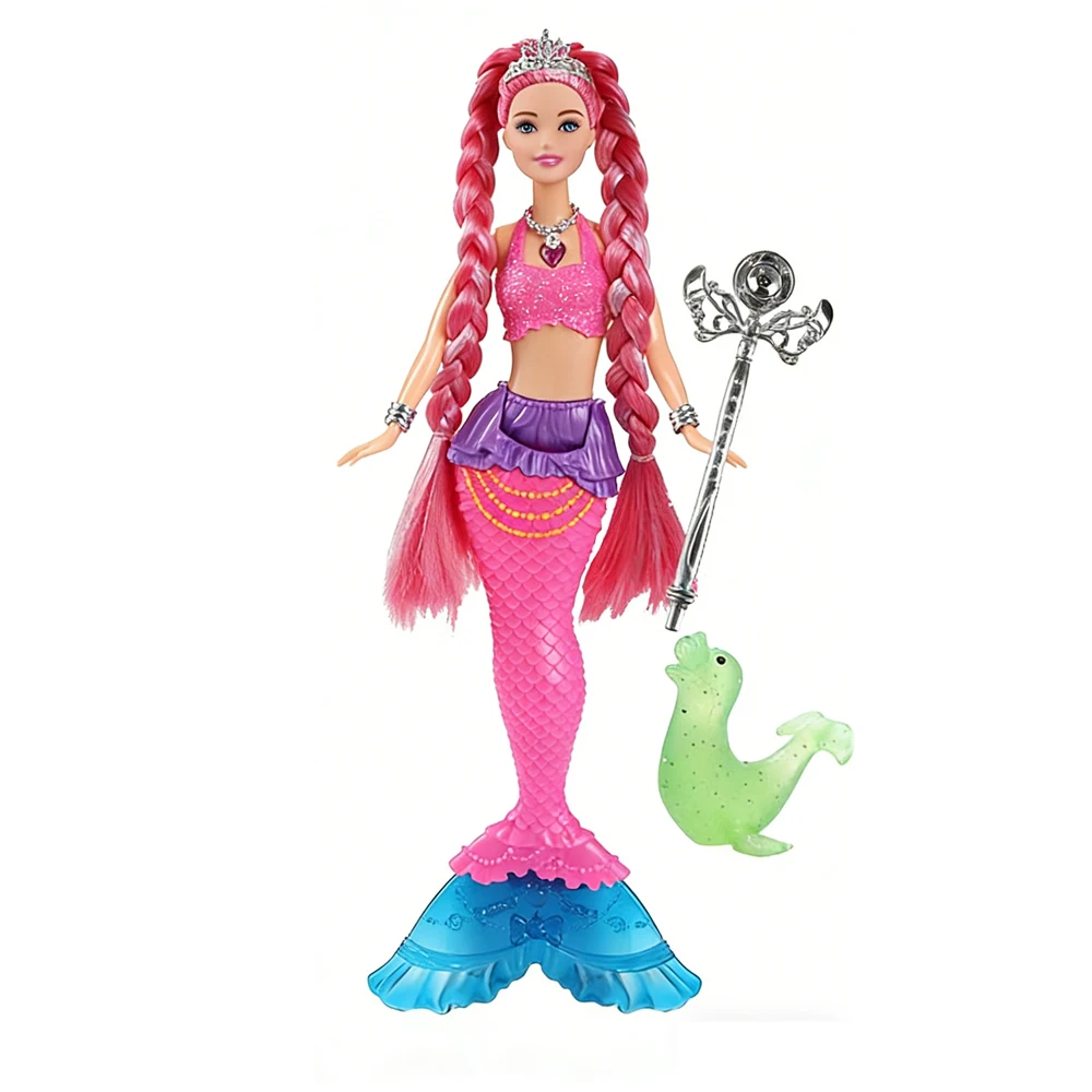 30 cm große, leuchtende, singende Meerjungfrauen-Prinzessin-Puppe, verschiedene Farben, perfektes Festival- und Geburtstagsgeschenk für Mädchen