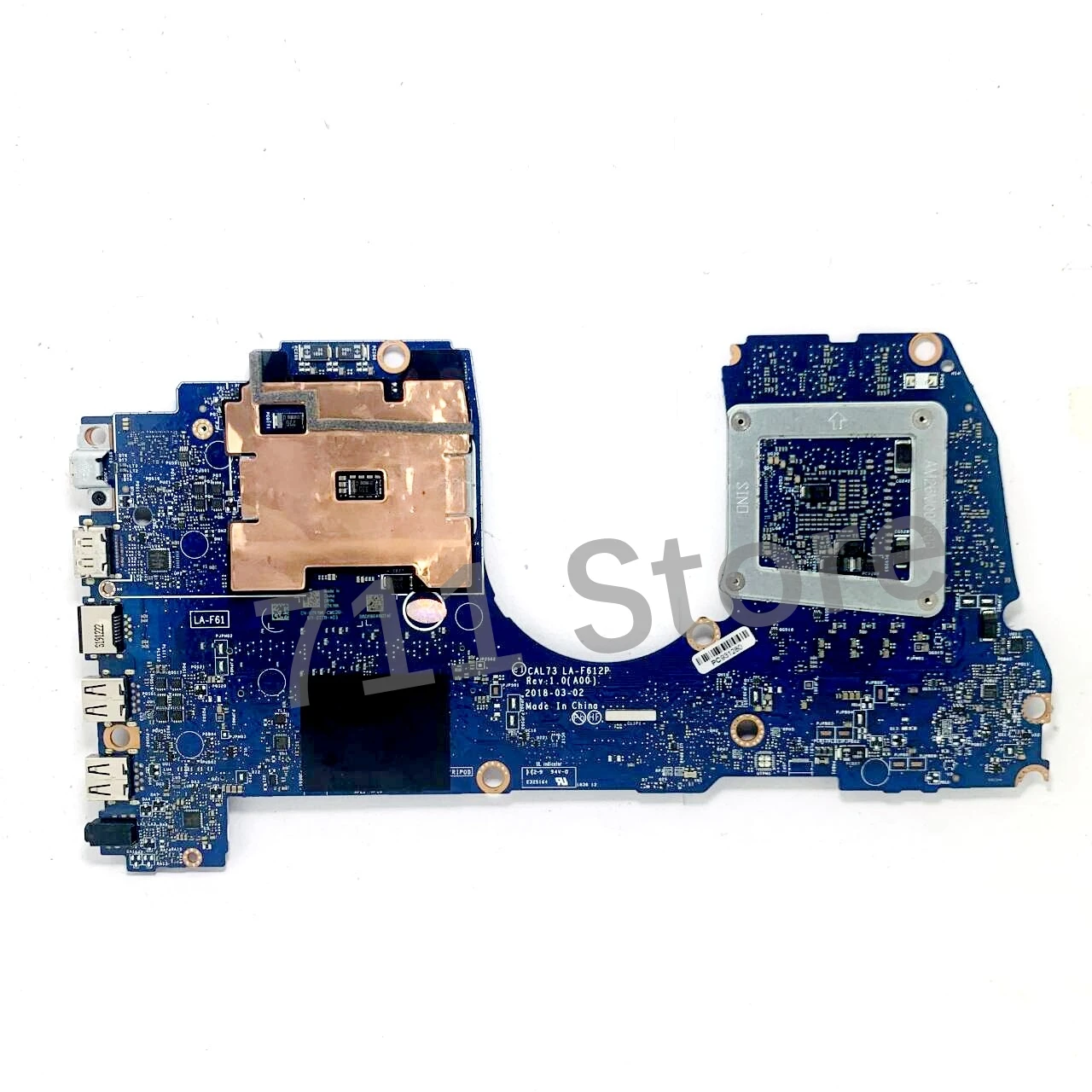 Mainboard CN-02K19K 02K19K 2K19K LA-F612P W/SR3YY I7-8750H CPU For DELL 3579 3779 Laptop Motherboard N17E-G1-A1 GTX1060 100%Test