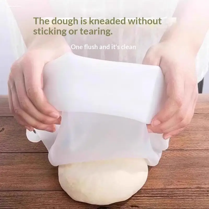 Food Grade Silicone Flour Mixer Kneading Bag Versatile Dough Mixer For Bread Pastry Pizza Making