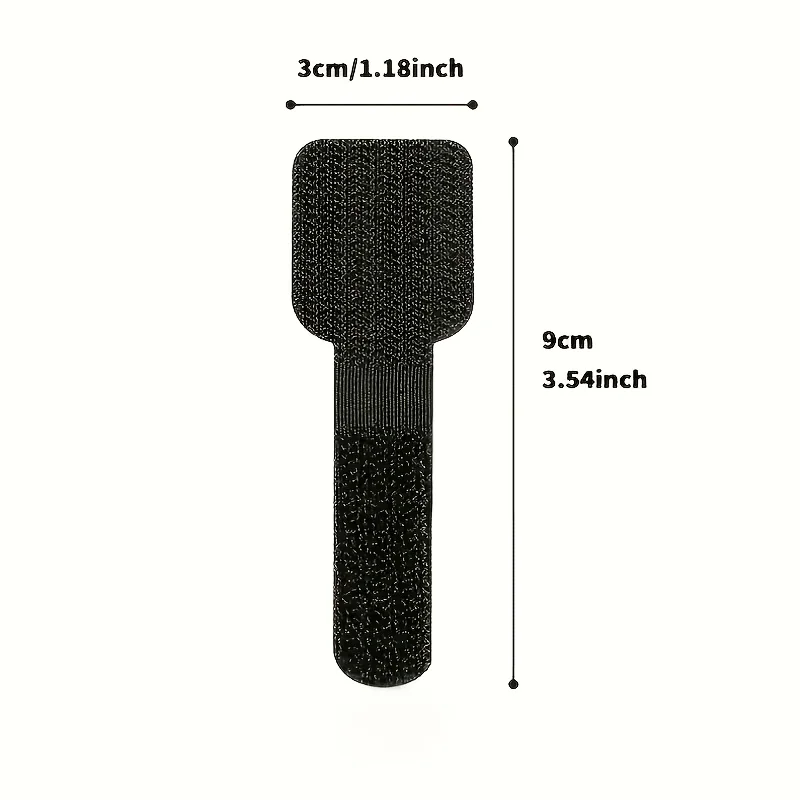Self Adhesive Cable Ties Wire Organizer Straps Reusable Hook And Loop Fastening Tape Cord Management For Pc Tv Desk Office