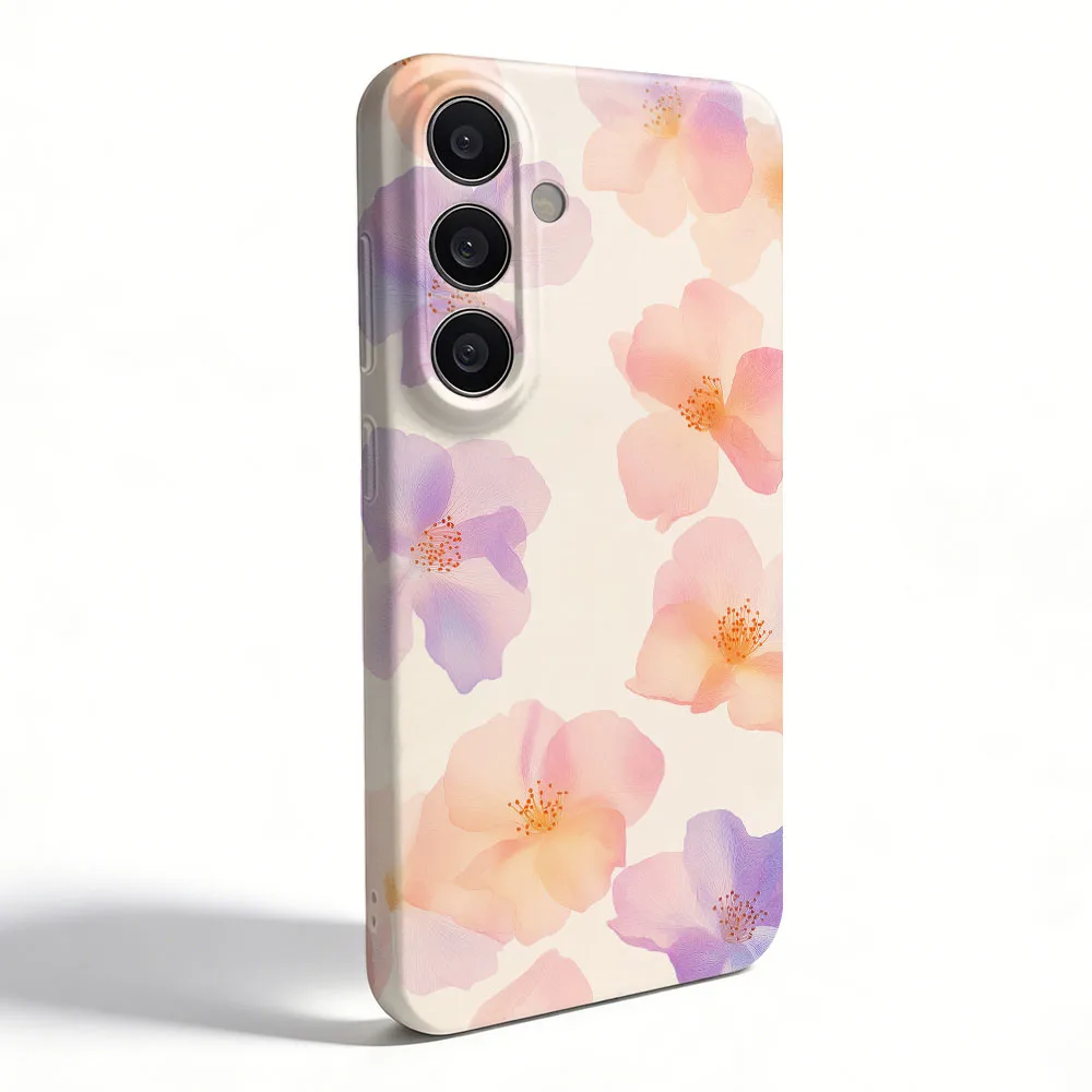 Phone Case For Samsung S26 S25 S24 S23 S22 Plus S21 Ultra Edge S23 S24 S25 FE Fresh Spring Floral Hard PC Shockproof Back Cover - view 5