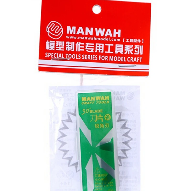 20pcs MANWAH MW-2170 Spare Blade for MW-2165 and TAMIYA 74040 Pen Knives