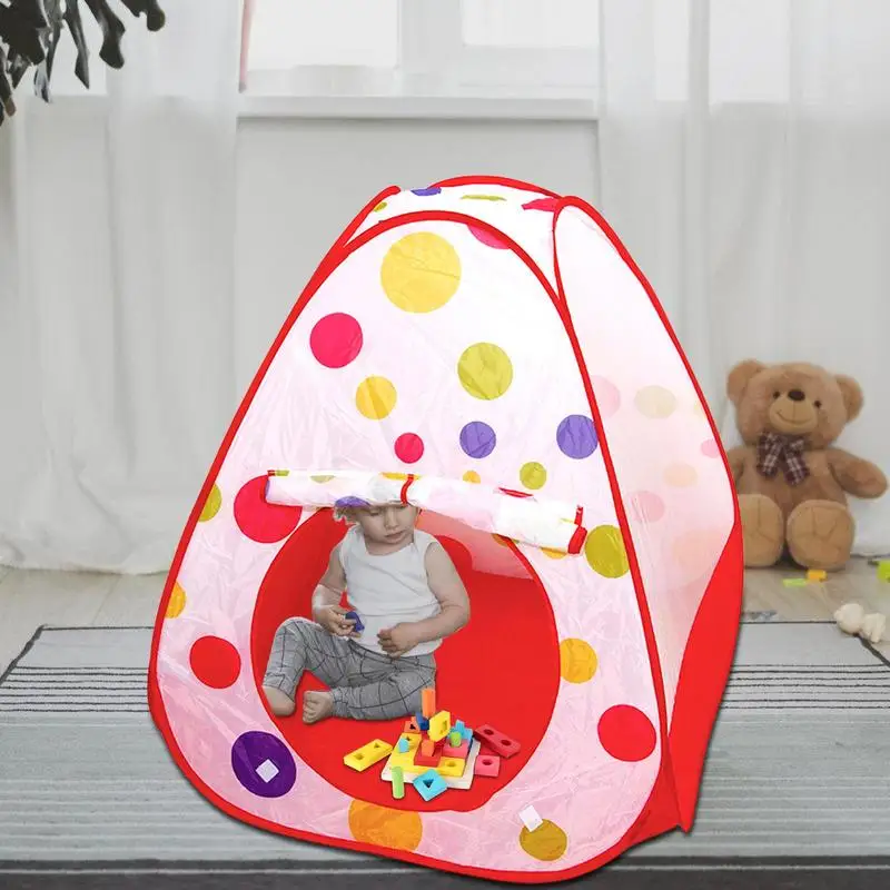 Foldable Play Tent Multifunctional Children Playhouse Cartoon Play Tent Children's Tent Toy Ball Pool Ocean Ball Pool Kids Tent