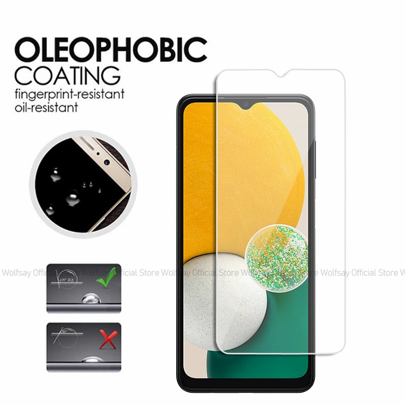 Protecteur d'écran pour Samsung Galaxy, A13, A23, A33, A53, 5G, verre de téléphone, couverture de colle complète, verre guatémaltèque, 2 pièces, 4 pièces