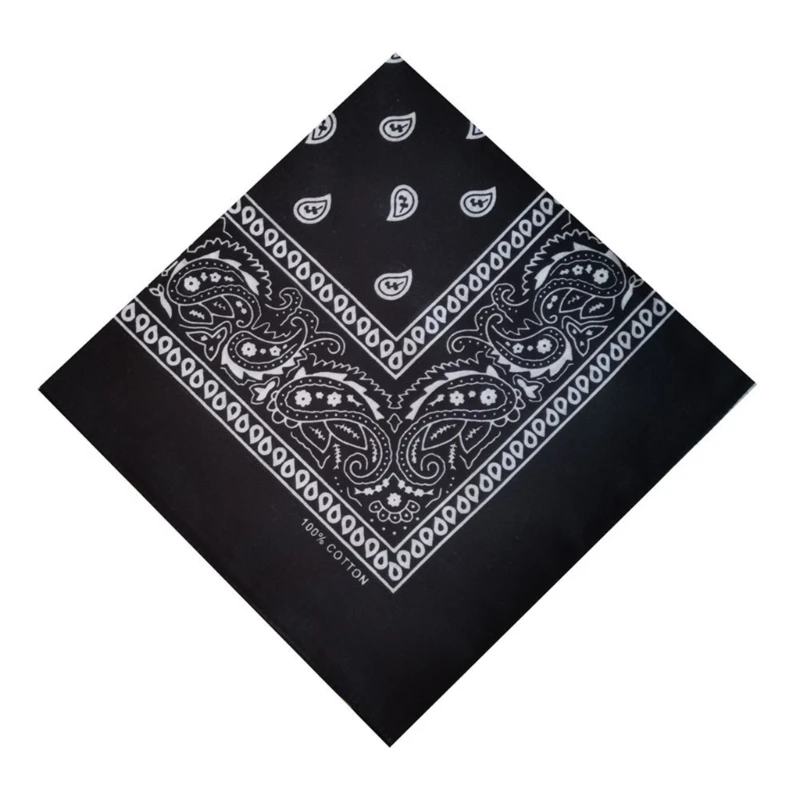 Cotton Bandanas Neckerchief Practical Scarf Head Scarf Hip Hop Scarves Headscarf Handkerchiefs Wrap Scarf Outdoor Scarf