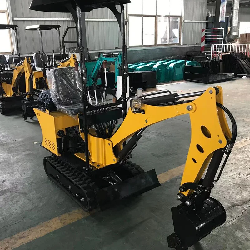 Customized OKW08 Mini Excavator 0.8 Ton Bagger China Crawler Excavator Home And Garden Tools Farm Equipment