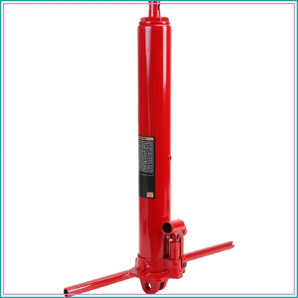 

3 Ton Hydraulic Long Ram Jack with Single Piston Pump and Clevis Base for Garage/Shop Cranes, Engine Hoists
