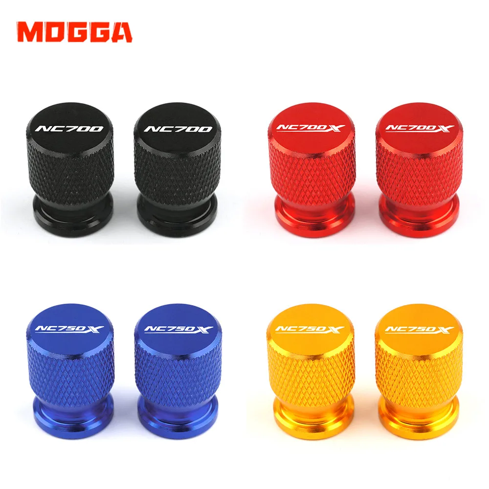 Logo For Honda Nc700 Nc700x Nc750x Nc 700 700X 750X Universal CNC Wheel Tire Valve Caps Stem Covers Plug Motorcycle Accessories