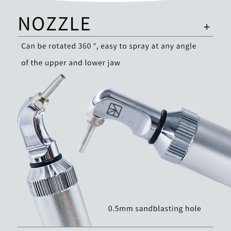 Dental Aluminum Oxide Microblaster with Water Spray Microetcher Alumina Sandblasting Gun Detachable Air Polisher Dentistry Tools