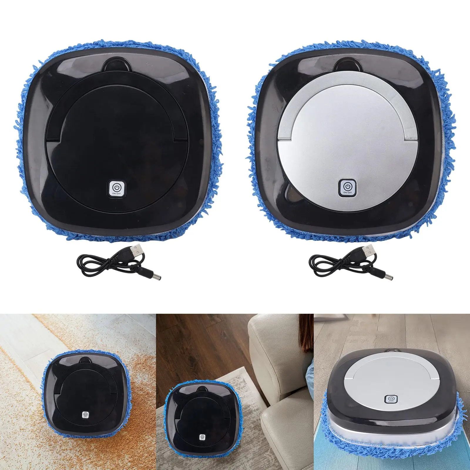 Household Mopping Machine Smart Mopping Robot with Water Tank Dry and Wet Mop