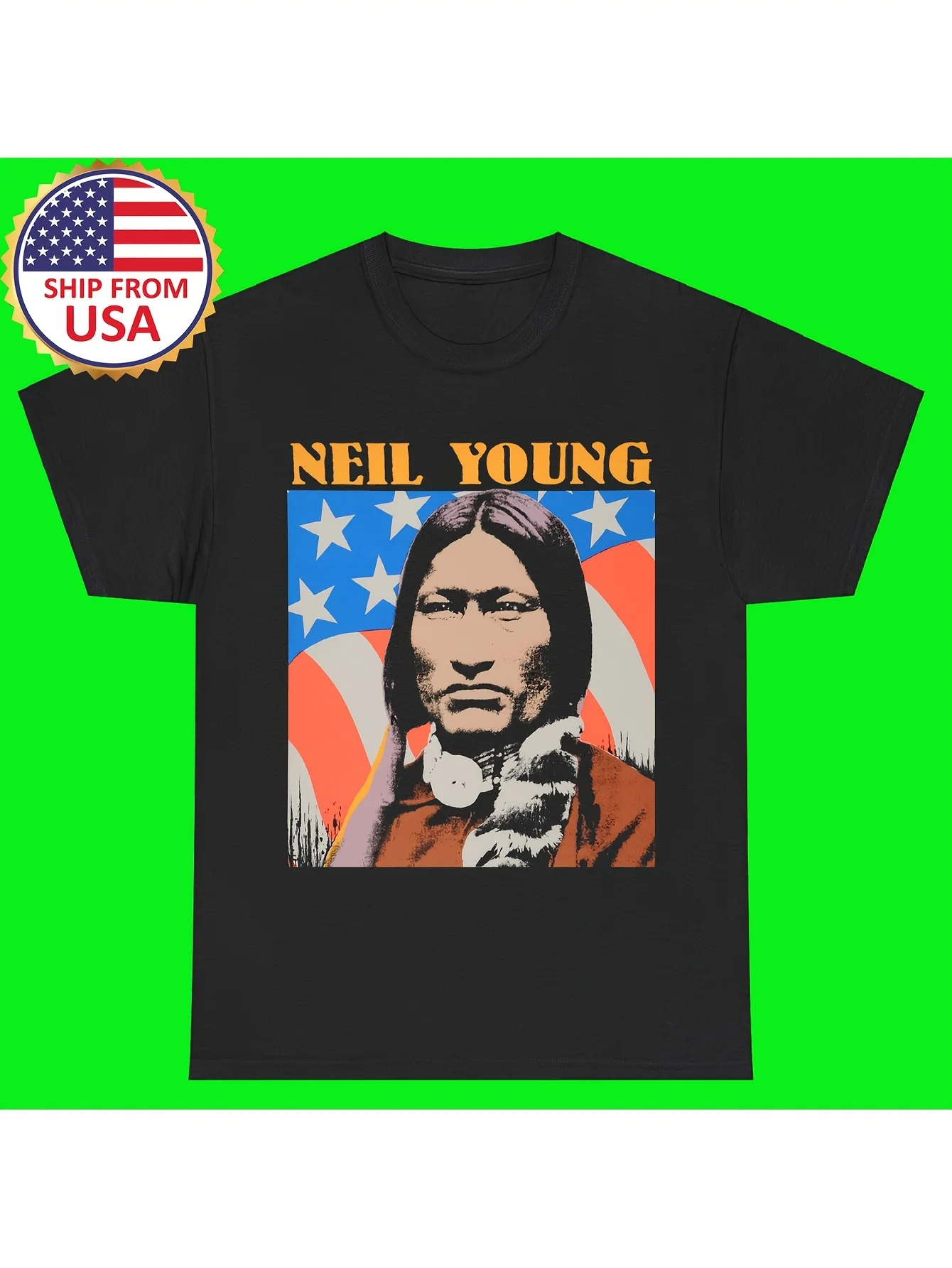 Neil Young Old Black Футболка Размер S - 5XL Забавная мужская футболка Новые топы Мужские оригинальные подарки Топы для девочек Мужские