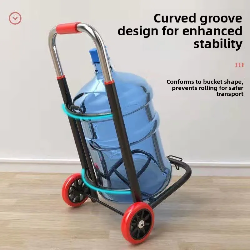 foldable-stainless-steel-hand-pulled-shopping-cart-bucket-water-small-trolley-stackable-home-vegetable-buying-shopping-cart