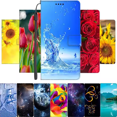 Magnet Leather Case For Infinix Hot 30 30i Case Hot30i Coque Flip Wallet Bag Cover For Tecno Camon 19 Pro Phone Case Camon19 Pro