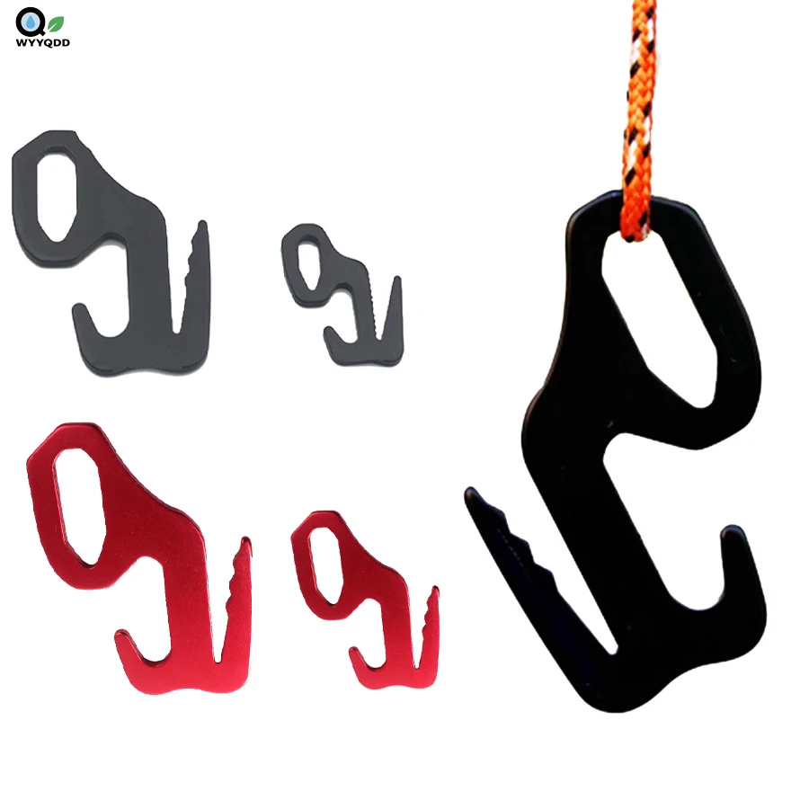 Aluminum Alloy Hook Tight Rope Luggage Packaging Hooks,Fastening Hooks, Rope Buckles,Canopy tents,Wind Rope Buckles,