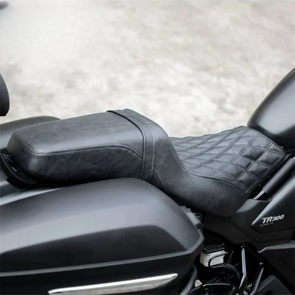 For HAOJUE TR300 seat cushion comfortable integrated double seat bag high and low seat square cushion for haojue 300tr300