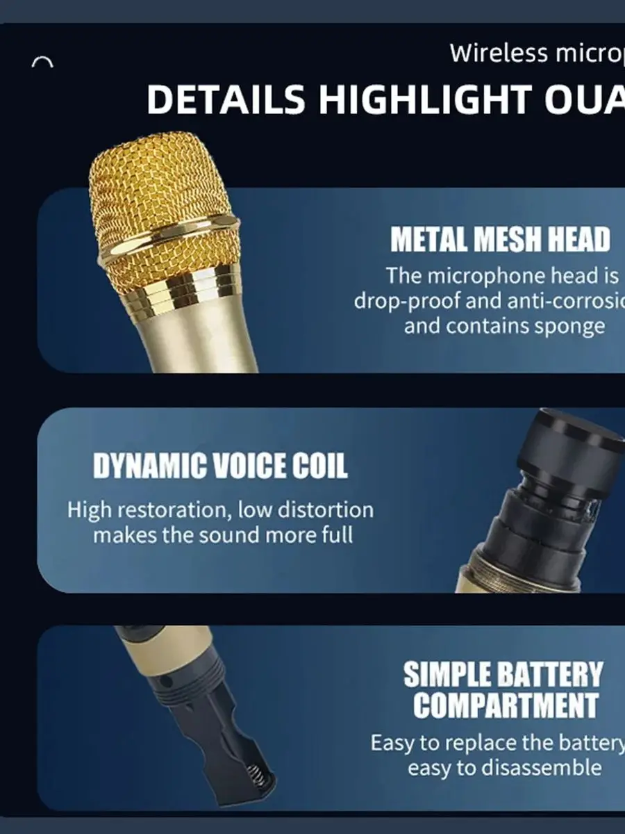 Microphone sans fil 2.4G UHF, fréquence fixe, 2 canaux, portable, pour fête, karaoké, église professionnelle, spectacle, réunion