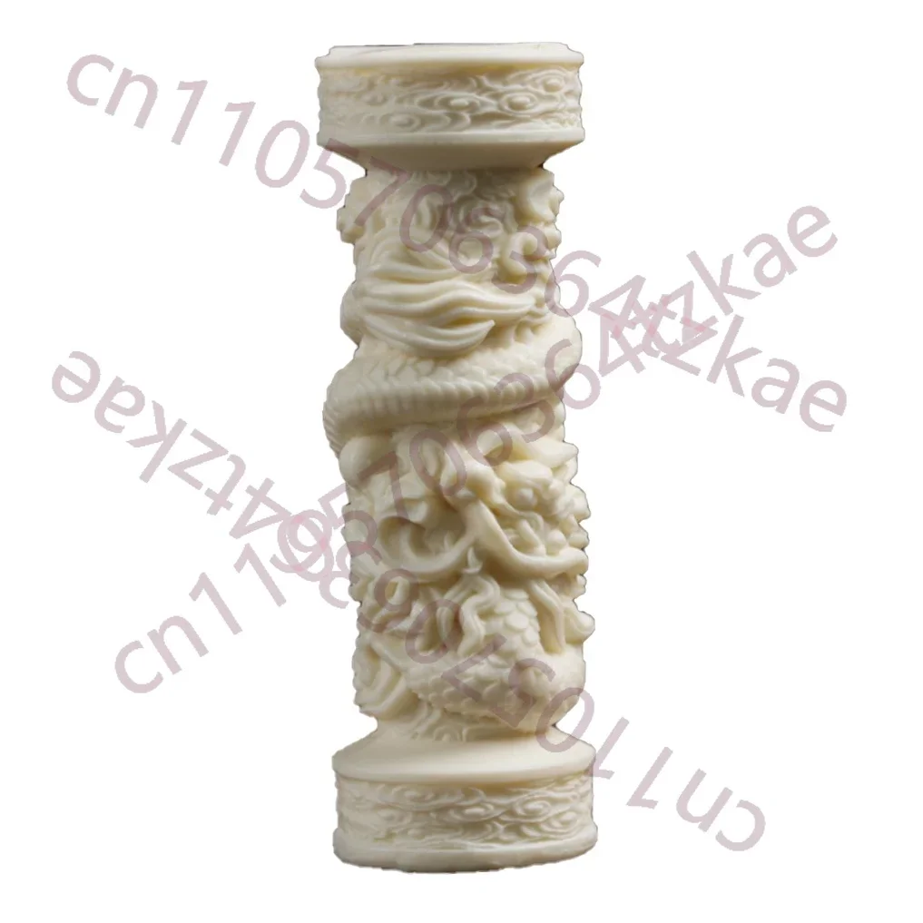 Mascot Panlong Wealth Small Statue Chinese God Beast Totem Mascot Chinese Characteristic Figurines Ornaments