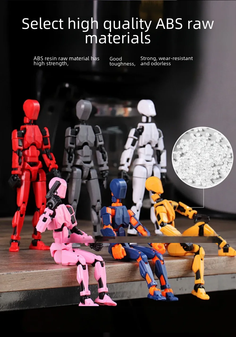 ​Lucky 13 Action Figure Model DIY Doll Dummy 3D Printed Multi-Jointed Movable Robot Toys Boys Gifts Desktop Decoration