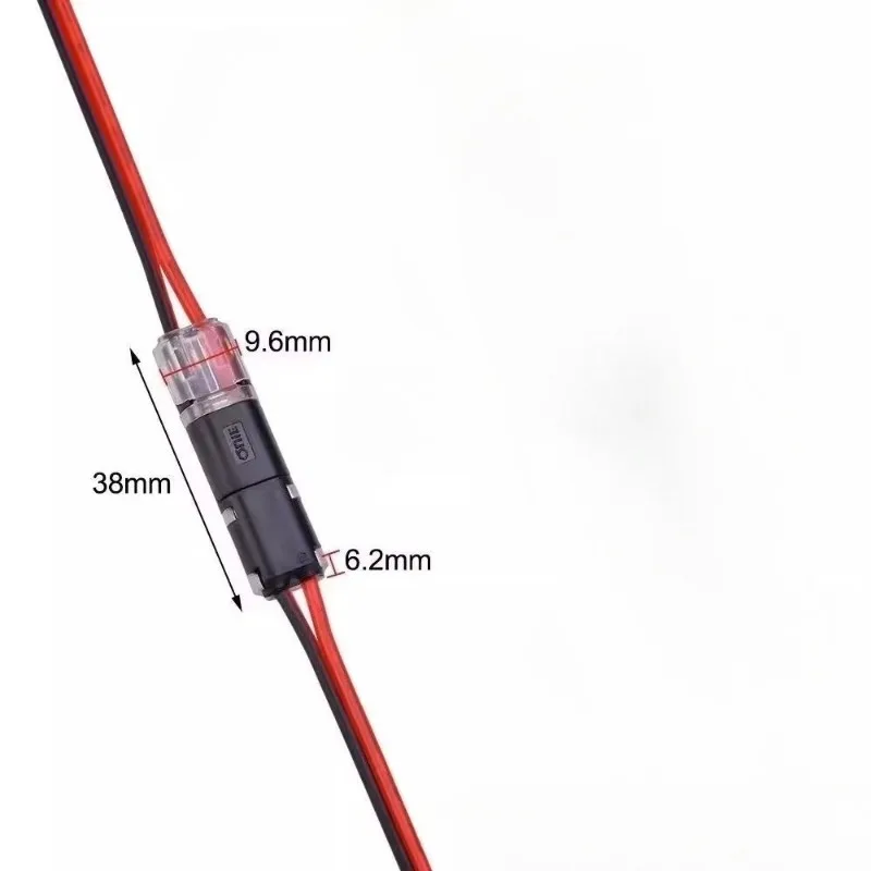 2Pin Waterproof Automotive Connector – Push-Pull Lock, 9A Current, No Tool Required for Car ECU, Sensor & LED Wiring