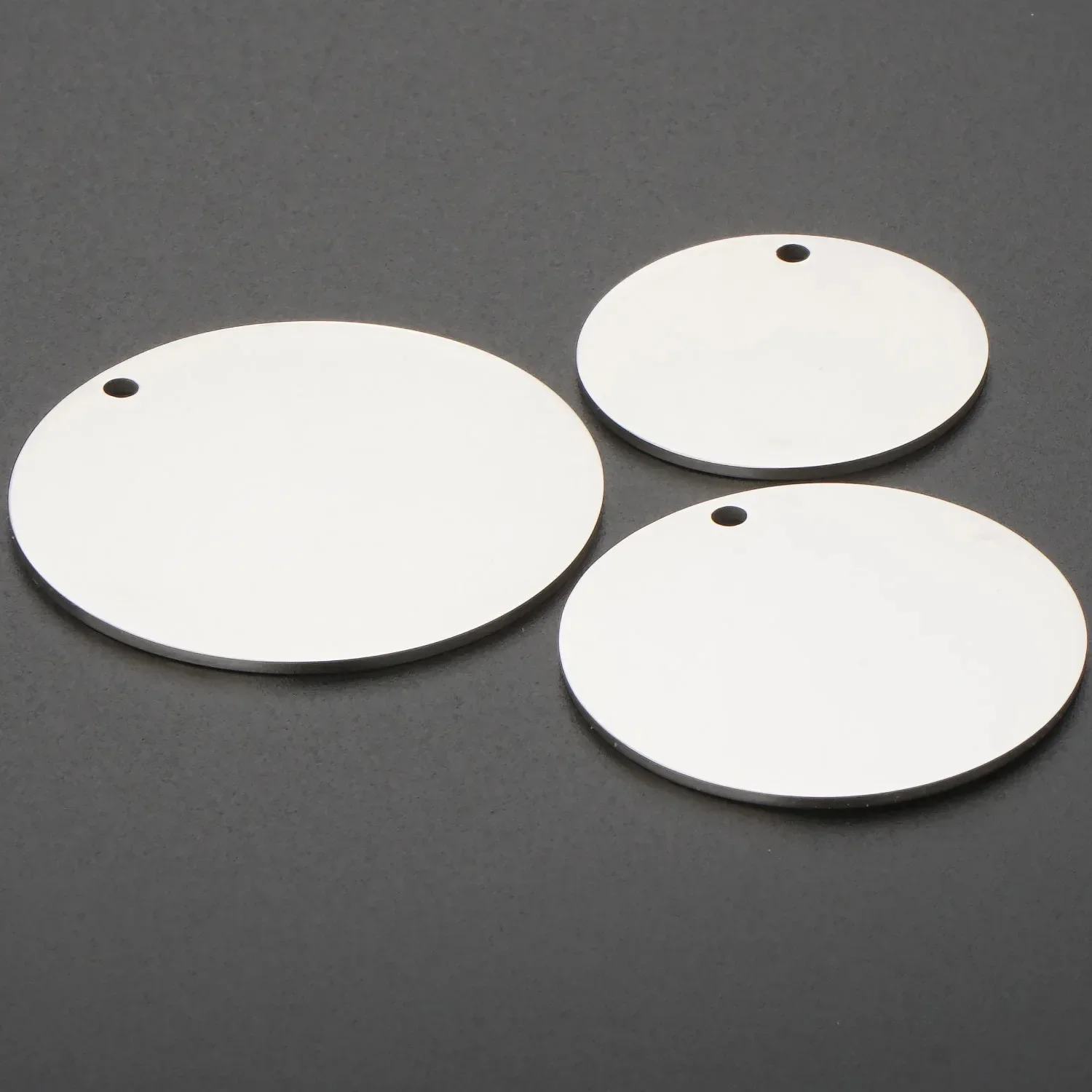 

10 шт. круглые штамповочные диски из нержавеющей стали, фАНТАСТИЧЕСКИЙ блешень, 18 манометров, заготовки, принадлежности для самостоятельного изготовления, круглый диск с отверстием, диск 1 дюйм