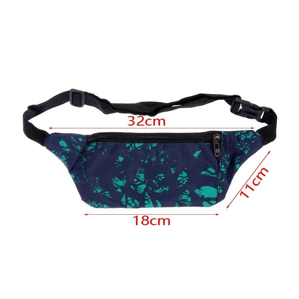 Camouflage Fanny Pack Travel Bum Bag Money Waist Belt Walking Holiday Pouch Ladies Casual Waterproof Chest Pack for Boys Girls