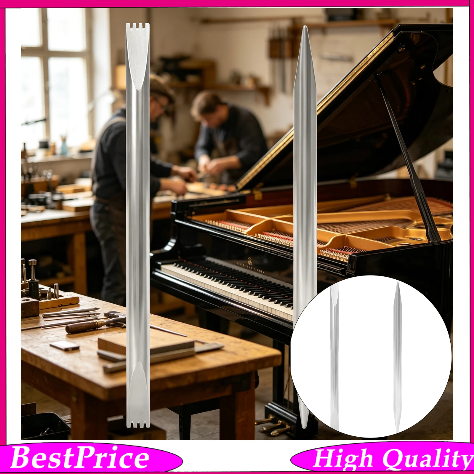 Piano Repair Tools – Double Head Chord Gauge Tool for Piano Tuning & Keyboard Maintenance Distance & Action Regulation